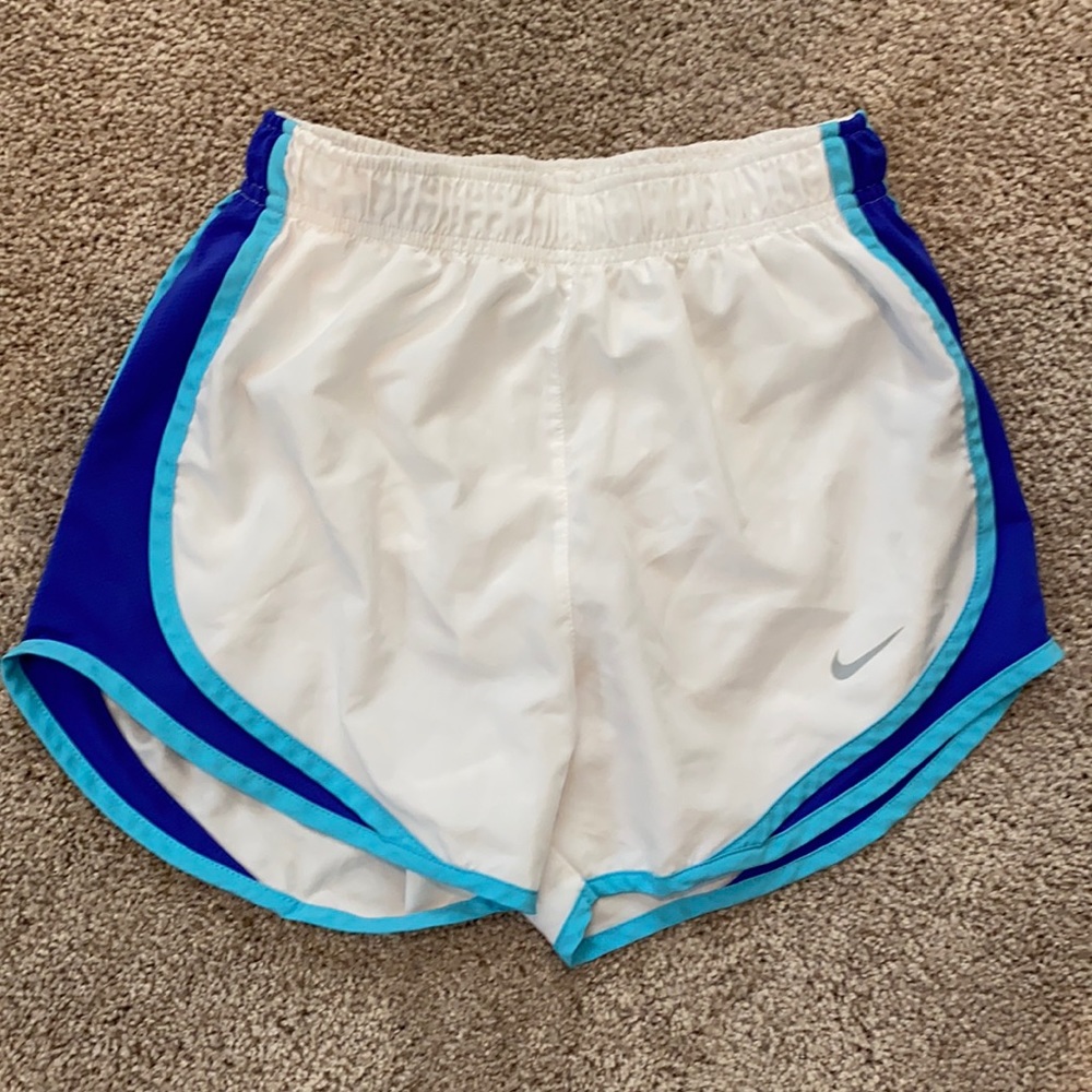 White Nike Dri-Fit Shorts